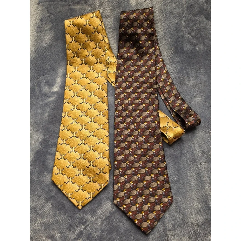 The Nature Conservancy Silk Tie Lot Poison Dart Frog Sea Turtle Karen Wertz